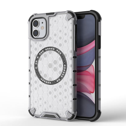 Honeycomb Magnetic Ring Shockproof Phone Case, For iPhone 12 / 12 Pro, For iPhone 12 Pro Max, For iPhone 11 Pro Max, For iPhone 11