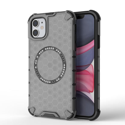 Honeycomb Magnetic Ring Shockproof Phone Case, For iPhone 12 / 12 Pro, For iPhone 12 Pro Max, For iPhone 11 Pro Max, For iPhone 11