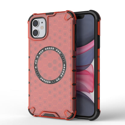 Honeycomb Magnetic Ring Shockproof Phone Case, For iPhone 12 / 12 Pro, For iPhone 12 Pro Max, For iPhone 11 Pro Max, For iPhone 11