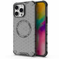 Honeycomb Magnetic Ring Shockproof Phone Case, For iPhone 17e / 16e, For iPhone 16 Pro Max, For iPhone 16 Pro, For iPhone 16 Plus