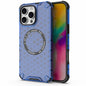 Honeycomb Magnetic Ring Shockproof Phone Case, For iPhone 17e / 16e, For iPhone 16 Pro Max, For iPhone 16 Pro, For iPhone 16 Plus