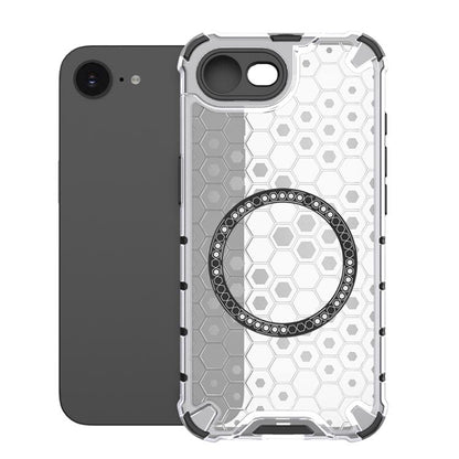 Honeycomb Magnetic Ring Shockproof Phone Case, For iPhone 17e / 16e, For iPhone 16 Pro Max, For iPhone 16 Pro, For iPhone 16 Plus