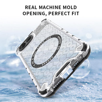 Honeycomb Magnetic Ring Shockproof Phone Case, For iPhone 17e / 16e, For iPhone 16 Pro Max, For iPhone 16 Pro, For iPhone 16 Plus