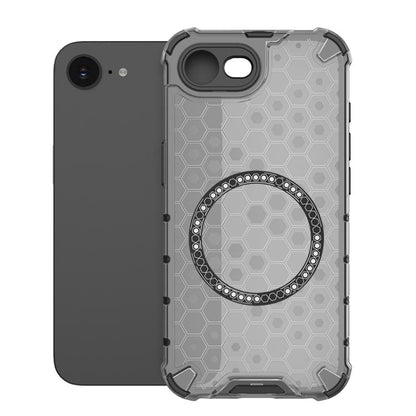 Honeycomb Magnetic Ring Shockproof Phone Case, For iPhone 17e / 16e, For iPhone 16 Pro Max, For iPhone 16 Pro, For iPhone 16 Plus