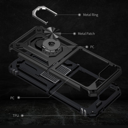 Shockproof TPU + PC Phone Case with Holder