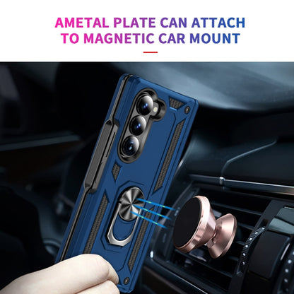 Shockproof TPU + PC Phone Case with Protective Strap, For Samsung Galaxy Z Fold6 5G