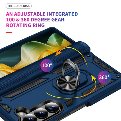 Shockproof TPU + PC Phone Case with Protective Strap, For Samsung Galaxy Z Fold6 5G