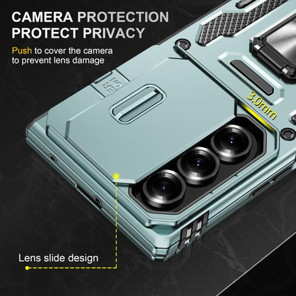 Armor PC + TPU Camera Shield Phone Case, For Galaxy Z Fold7 / Z Fold8 Ultra 5G, For Galaxy Z Flip7 / Z Flip8 5G, For Samsung Galaxy Z Flip6 5G
