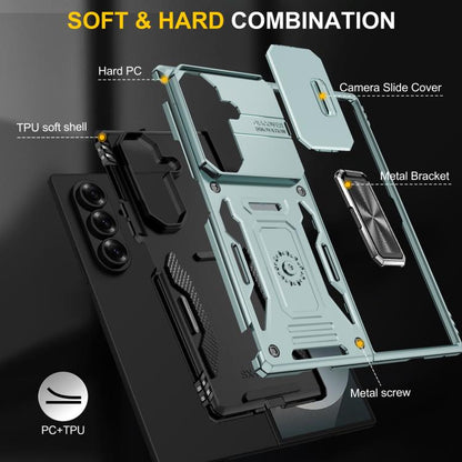 Armor PC + TPU Camera Shield Phone Case, For Galaxy Z Fold7 / Z Fold8 Ultra 5G, For Galaxy Z Flip7 / Z Flip8 5G, For Samsung Galaxy Z Flip6 5G