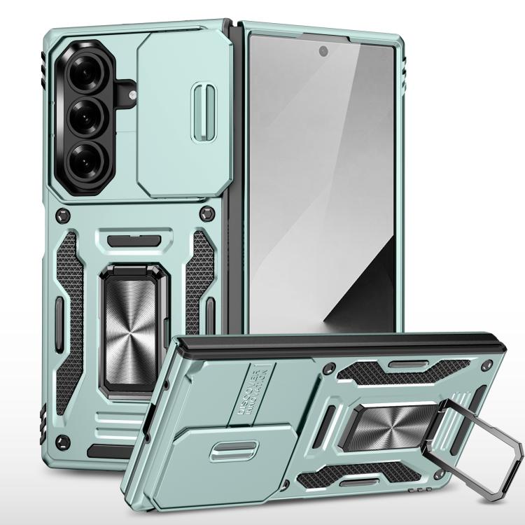 Armor PC + TPU Camera Shield Phone Case, For Galaxy Z Fold7 / Z Fold8 Ultra 5G, For Galaxy Z Flip7 / Z Flip8 5G, For Samsung Galaxy Z Flip6 5G