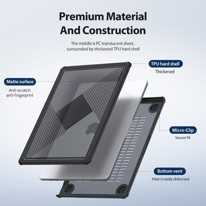 DUX DUCIS LCGH Laptop Frosted Protective Case, For MacBook Air 13.6 2022/2024 A2681