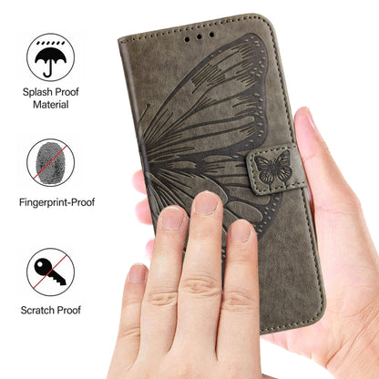 Embossed Butterfly Leather Phone Case