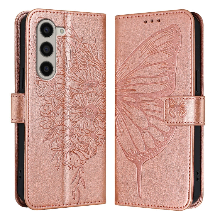 Embossed Butterfly Leather Phone Case