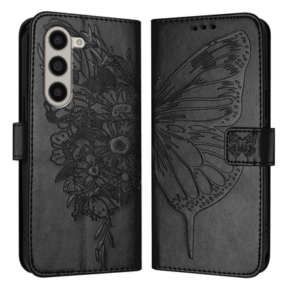 Embossed Butterfly Leather Phone Case