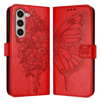 Embossed Butterfly Leather Phone Case