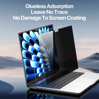 DUX DUCIS LCGH Laptop Privacy Tempered Glass Film, For MacBook Air 13.6 2022/2024 A2681, For MacBook Air 15.3 2023/2024 A2941, For MacBook Pro 16 2019/2021/2023 A2141