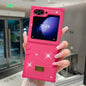 PC Full Diamond Shockproof Folding Phone Case with Swan Logo