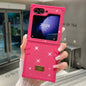 PC Full Diamond Shockproof Folding Phone Case with Diamond Logo