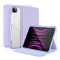 2-Fold Clear Acrylic Leather Tablet Case, For iPad Air 13 2024 / Pro 12.9 2022, For iPad Pro 11 2022/2021/2020/2018, For iPad 10th Gen 10.9 2022, For iPad Air 2022/2020 10.9, For iPad 10.2 2021 / 2020
