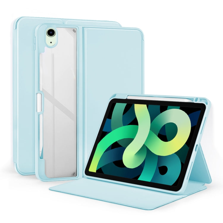 2-Fold Clear Acrylic Leather Tablet Case, For iPad Air 13 2024 / Pro 12.9 2022, For iPad Pro 11 2022/2021/2020/2018, For iPad 10th Gen 10.9 2022, For iPad Air 2022/2020 10.9, For iPad 10.2 2021 / 2020