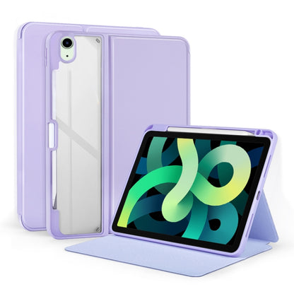 2-Fold Clear Acrylic Leather Tablet Case, For iPad Air 13 2024 / Pro 12.9 2022, For iPad Pro 11 2022/2021/2020/2018, For iPad 10th Gen 10.9 2022, For iPad Air 2022/2020 10.9, For iPad 10.2 2021 / 2020