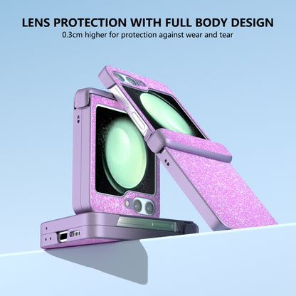 Glitter Powder Diamond Paint Shockproof Phone Case, For Samsung Galaxy Z Flip6 / Flip7 FE, For Samsung Galaxy Z Flip5