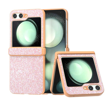 Glitter Powder Diamond Paint Shockproof Phone Case, For Samsung Galaxy Z Flip6 / Flip7 FE, For Samsung Galaxy Z Flip5