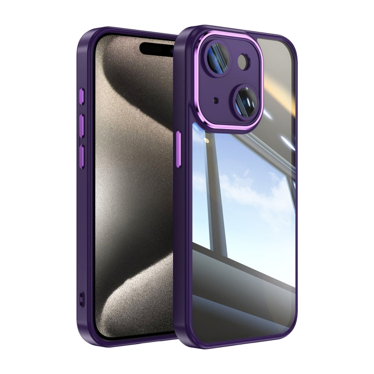 Acrylic Hybrid TPU Armor Shockproof Phone Case, For iPhone 13 Pro, For iPhone 13, For iPhone 12
