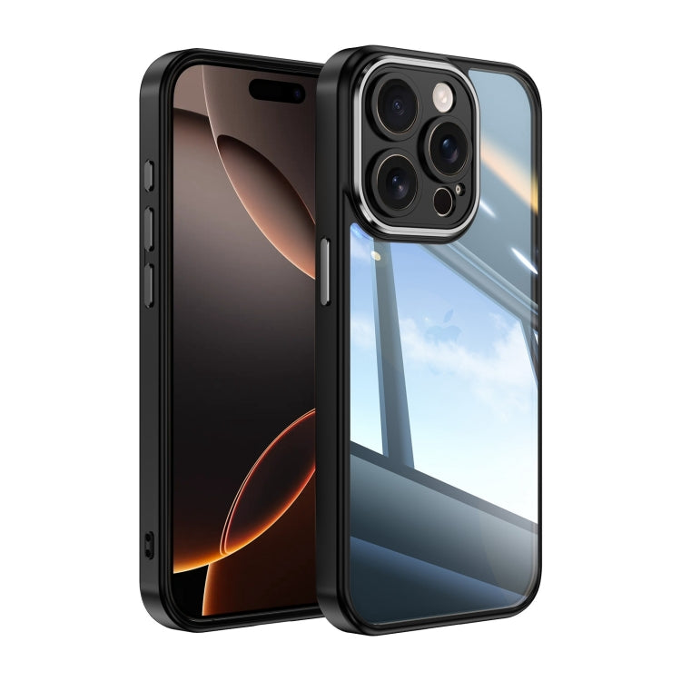 Acrylic Hybrid TPU Armor Shockproof Phone Case, For iPhone 17e / 16e, For iPhone 16 Pro Max, For iPhone 16 Pro