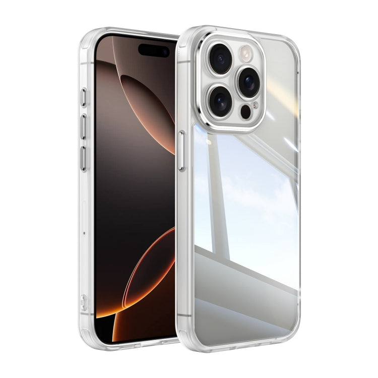 Acrylic Hybrid TPU Armor Shockproof Phone Case, For iPhone 17e / 16e, For iPhone 16 Pro Max, For iPhone 16 Pro
