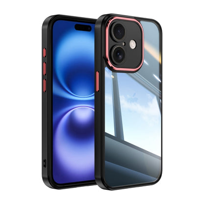 Acrylic Hybrid TPU Armor Shockproof Phone Case, For iPhone 16 Plus, For iPhone 16, For iPhone 15 Pro Max
