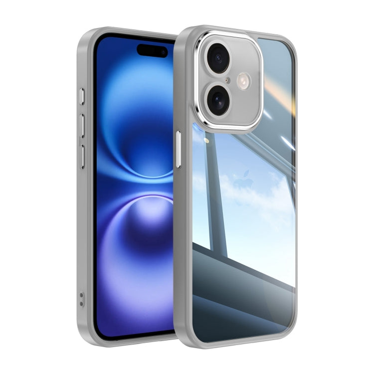 Acrylic Hybrid TPU Armor Shockproof Phone Case, For iPhone 16 Plus, For iPhone 16, For iPhone 15 Pro Max