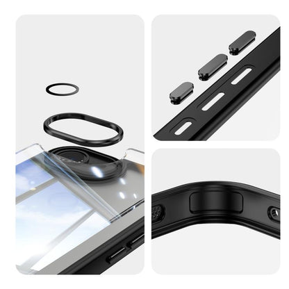 Acrylic Hybrid TPU Armor Shockproof Phone Case, For iPhone 17e / 16e, For iPhone 16 Pro Max, For iPhone 16 Pro