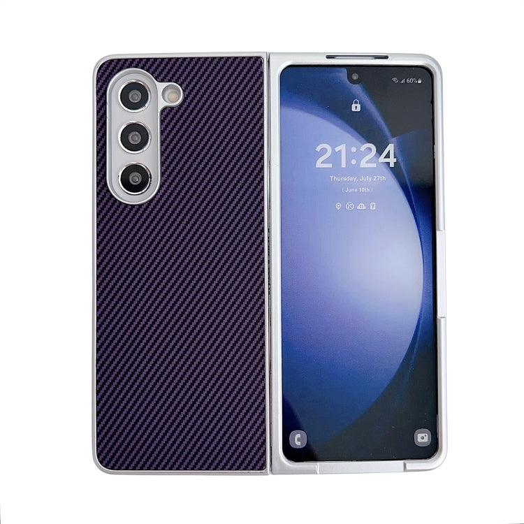 Kevlar Carbon Fiber Ultra-thin Shockproof Phone Case, For Samsung Galaxy Z Fold Special, For Samsung Galaxy Z Flip6 / Flip7 FE, For Samsung Galaxy Z Fold6, For Samsung Galaxy Z Fold5