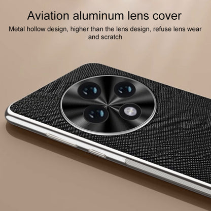 Silver Edge Cross Texture PU Leather Phone Case, For OPPO Reno12 Pro Global, For OPPO Reno12 Global, For OPPO A3 Pro