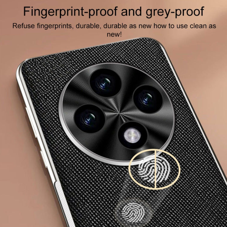 Silver Edge Cross Texture PU Leather Phone Case, For OPPO Reno12 Pro Global, For OPPO Reno12 Global, For OPPO A3 Pro