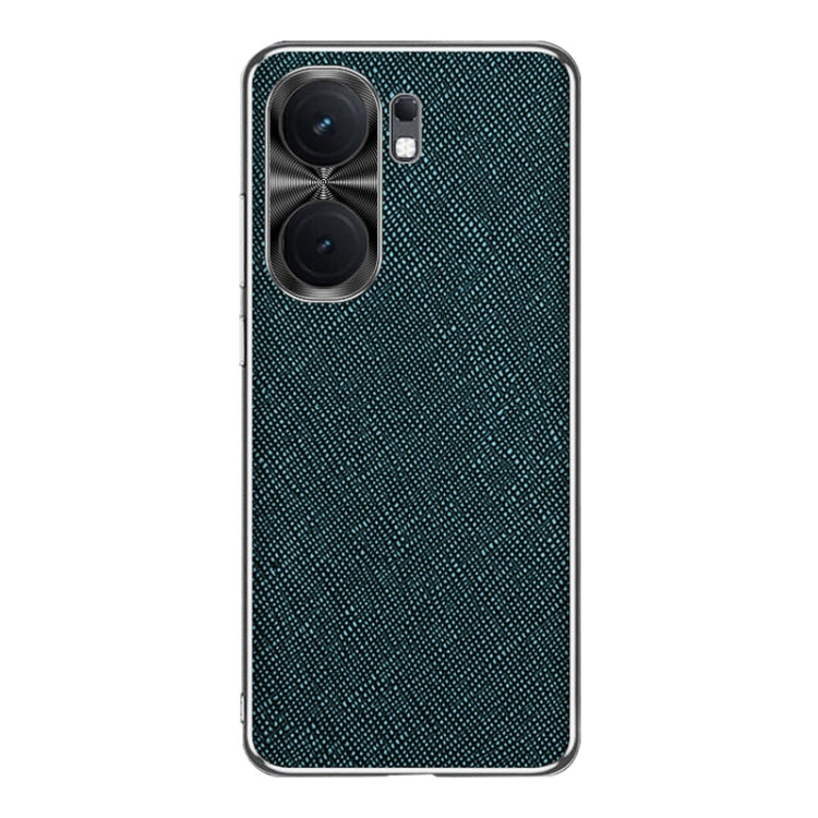 Silver Edge Cross Texture PU Leather Phone Case, For vivo Y200i, For vivo iQOO Neo9 Pro, For vivo iQOO Neo9, For vivo iQOO 12 Pro, For vivo iQOO 12, For vivo iQOO Neo8 Pro