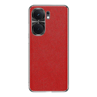 Silver Edge Cross Texture PU Leather Phone Case, For vivo Y200i, For vivo iQOO Neo9 Pro, For vivo iQOO Neo9, For vivo iQOO 12 Pro, For vivo iQOO 12, For vivo iQOO Neo8 Pro