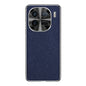 Silver Edge Cross Texture PU Leather Phone Case, For vivo Y200i, For vivo iQOO Neo9 Pro, For vivo iQOO Neo9, For vivo iQOO 12 Pro, For vivo iQOO 12, For vivo iQOO Neo8 Pro