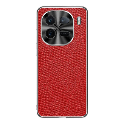 Silver Edge Cross Texture PU Leather Phone Case, For vivo Y200i, For vivo iQOO Neo9 Pro, For vivo iQOO Neo9, For vivo iQOO 12 Pro, For vivo iQOO 12, For vivo iQOO Neo8 Pro