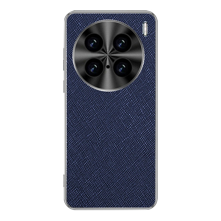 Silver Edge Cross Texture PU Leather Phone Case, For vivo Y200 GT, For vivo Y200t, For vivo X100s Pro, For vivo X100s, For vivo X100 Ultra, For vivo Y200