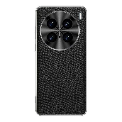 Silver Edge Cross Texture PU Leather Phone Case, For vivo Y200 GT, For vivo Y200t, For vivo X100s Pro, For vivo X100s, For vivo X100 Ultra, For vivo Y200