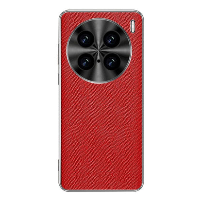 Silver Edge Cross Texture PU Leather Phone Case, For vivo Y200 GT, For vivo Y200t, For vivo X100s Pro, For vivo X100s, For vivo X100 Ultra, For vivo Y200