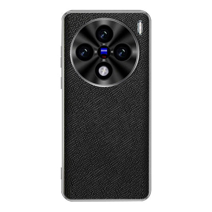 Silver Edge Cross Texture PU Leather Phone Case, For vivo Y200 GT, For vivo Y200t, For vivo X100s Pro, For vivo X100s, For vivo X100 Ultra, For vivo Y200