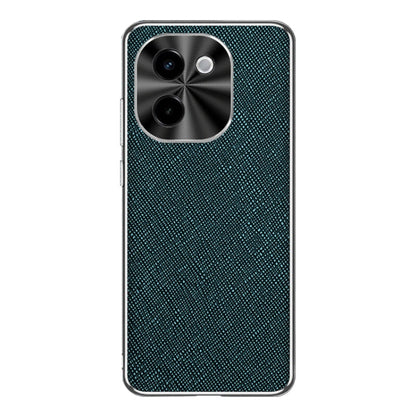 Silver Edge Cross Texture PU Leather Phone Case, For vivo Y200 GT, For vivo Y200t, For vivo X100s Pro, For vivo X100s, For vivo X100 Ultra, For vivo Y200