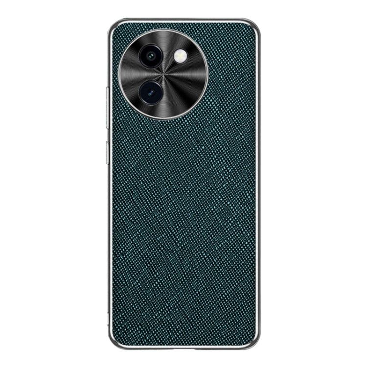 Silver Edge Cross Texture PU Leather Phone Case, For vivo Y200i, For vivo iQOO Neo9 Pro, For vivo iQOO Neo9, For vivo iQOO 12 Pro, For vivo iQOO 12, For vivo iQOO Neo8 Pro