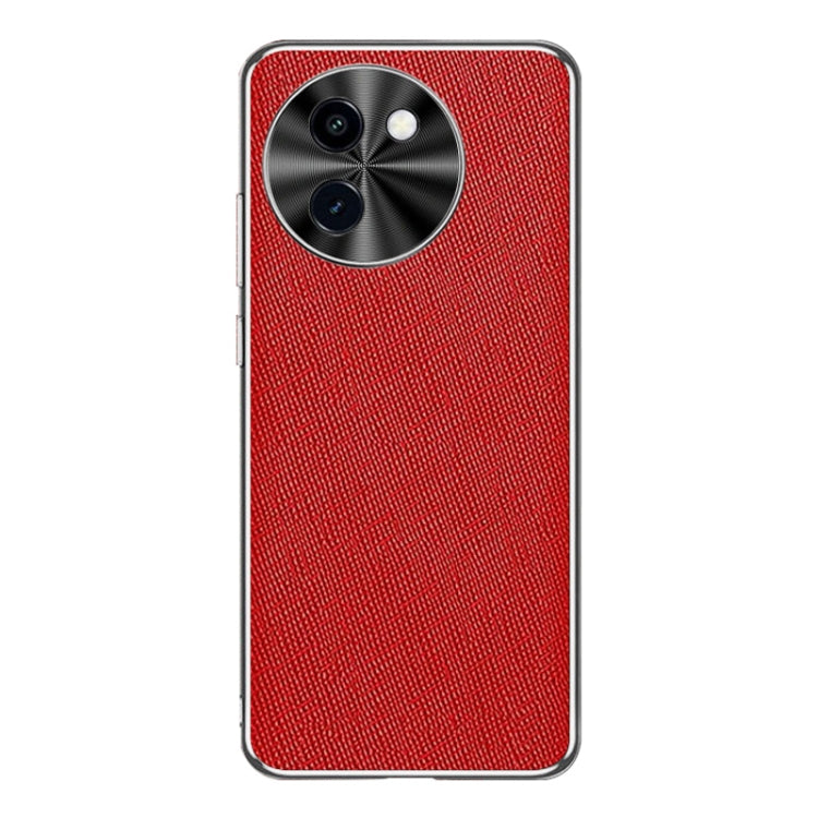 Silver Edge Cross Texture PU Leather Phone Case, Series 2