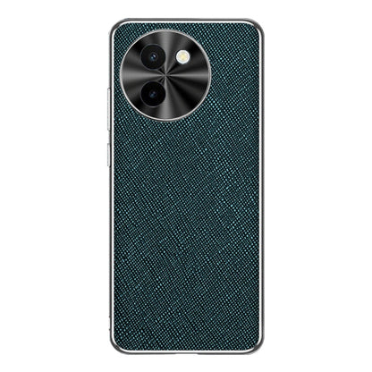 Silver Edge Cross Texture PU Leather Phone Case, For vivo Y200 GT, For vivo Y200t, For vivo X100s Pro, For vivo X100s, For vivo X100 Ultra, For vivo Y200