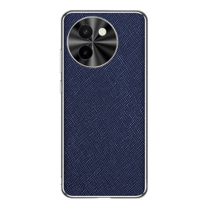 Silver Edge Cross Texture PU Leather Phone Case, For vivo Y200 GT, For vivo Y200t, For vivo X100s Pro, For vivo X100s, For vivo X100 Ultra, For vivo Y200