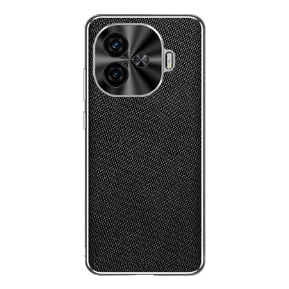 Silver Edge Cross Texture PU Leather Phone Case, For vivo Y200 GT, For vivo Y200t, For vivo X100s Pro, For vivo X100s, For vivo X100 Ultra, For vivo Y200